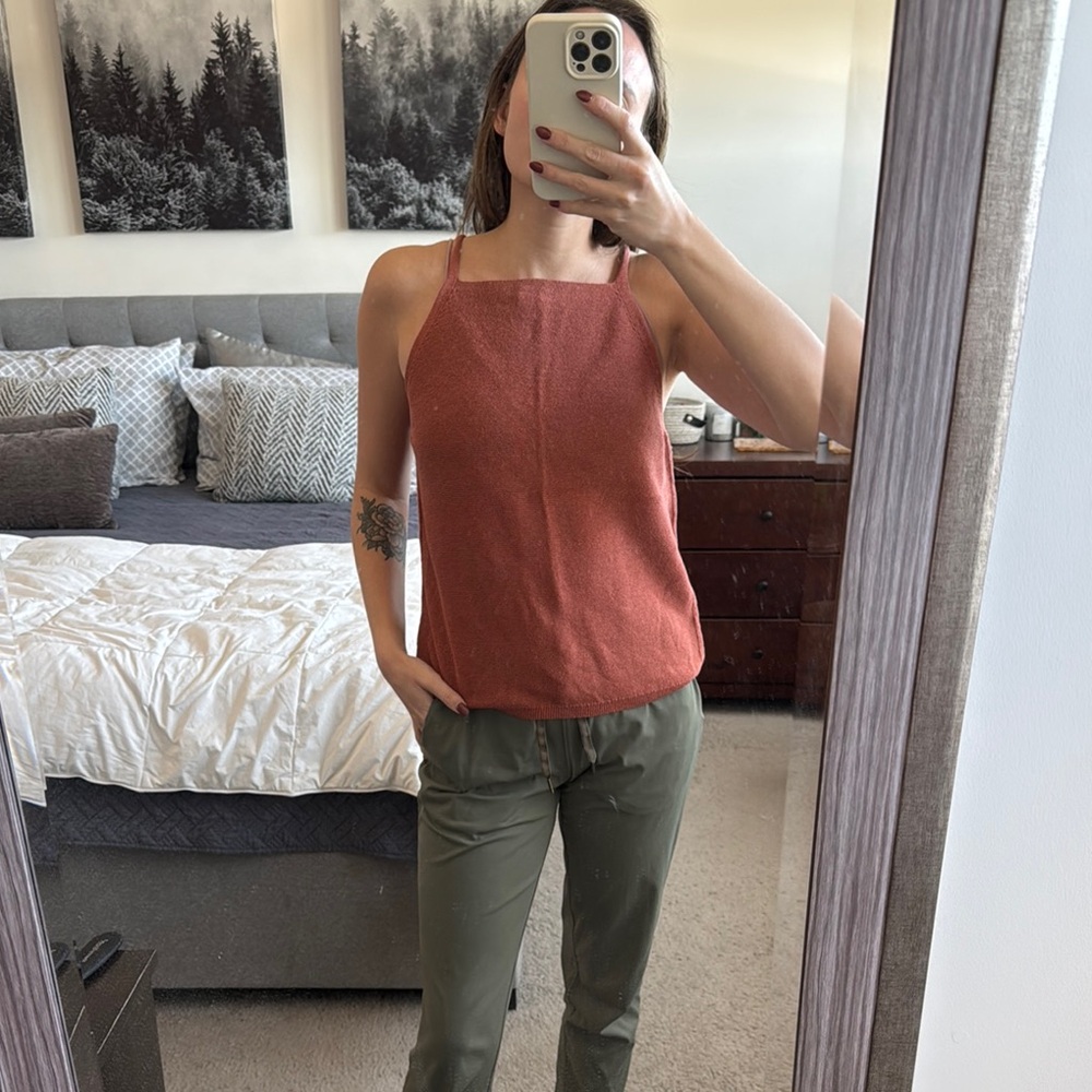 Stylish Rust Tank Top